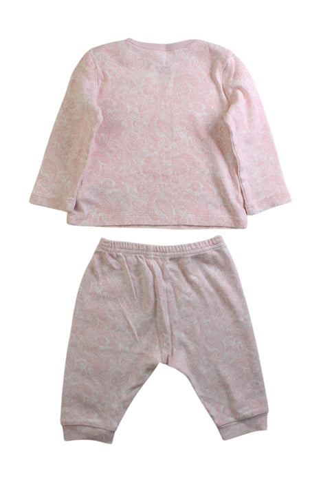 A Pink Pyjama Sets from Ralph Lauren in size 3-6M for girl. (Back View)
