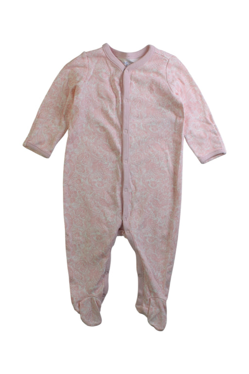 A Pink Onesies from Ralph Lauren in size 3-6M for girl. (Front View)