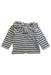 A White Long Sleeve T Shirts from Petit Bateau in size 6-12M for girl. (Front View)
