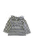 A White Long Sleeve T Shirts from Petit Bateau in size 6-12M for girl. (Back View)