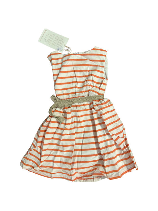 A Orange Sleeveless Dresses from La Petite Caravane in size 3T for girl. (Front View)