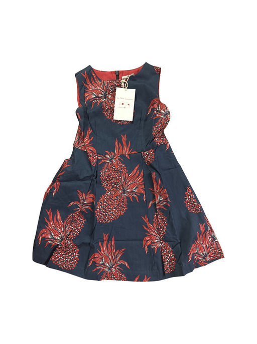 A Navy Sleeveless Dresses from La Petite Caravane in size 4T for girl. (Front View)