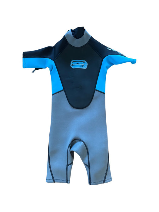 A Blue Wetsuits from Gul in size 7Y for boy. (Front View)