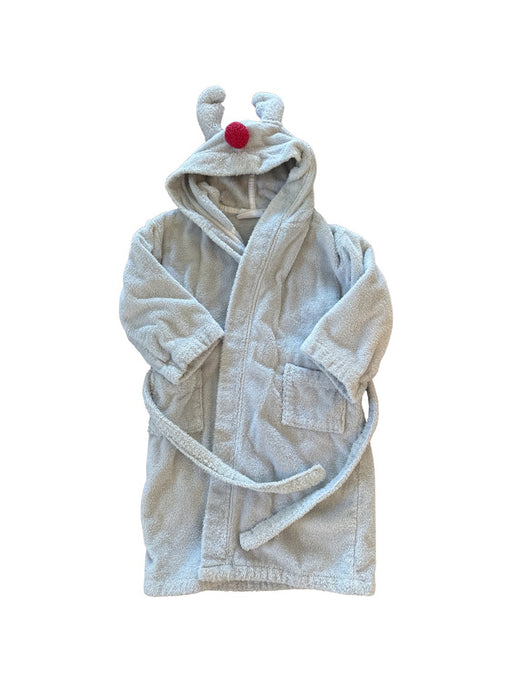 A Grey Sleepwear Bathrobes from The Little White Company in size 5T for neutral. (Front View)