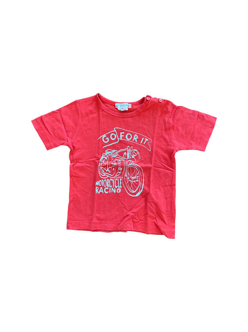 A Red Short Sleeve T Shirts from Bonpoint in size 12-18M for boy. (Front View)