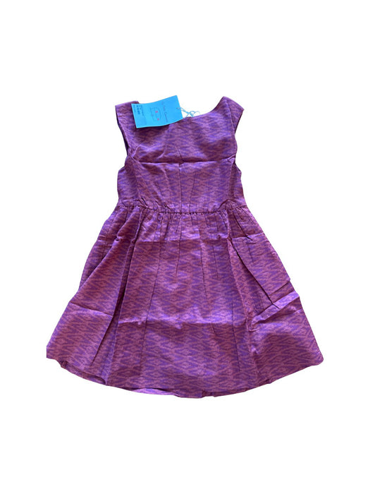 A Purple Sleeveless Dresses from La Petite Caravane in size 3T for girl. (Front View)