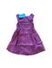 A Purple Sleeveless Dresses from La Petite Caravane in size 3T for girl. (Front View)