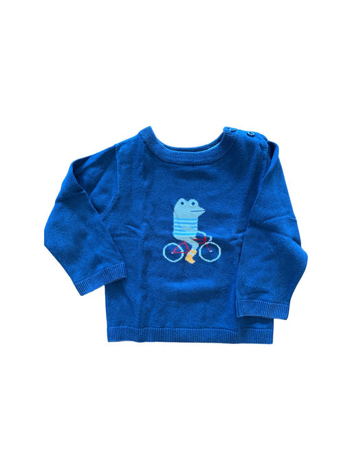 A Blue Knit Sweaters from Jacadi in size 18-24M for neutral. (Front View)