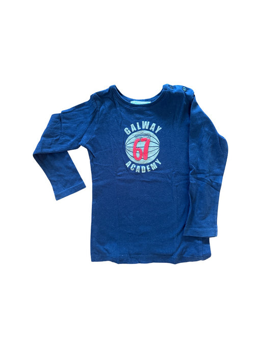 A Blue Long Sleeve T Shirts from Bonpoint in size 2T for boy. (Front View)