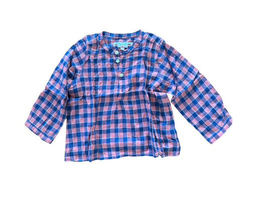A Blue Long Sleeve Shirts from Bonpoint in size 12-18M for boy. (Front View)