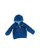 A Blue Hooded Sweatshirts from Petit Bateau in size 12-18M for neutral. (Front View)