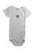 A White Short Sleeve Bodysuits from Petit Bateau in size 3T for neutral. (Front View)