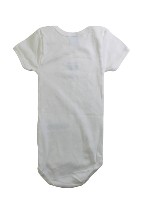 A White Short Sleeve Bodysuits from Petit Bateau in size 3T for neutral. (Back View)