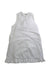 A White Sleeveless Dresses from Chateau de Sable in size 6T for girl. (Back View)