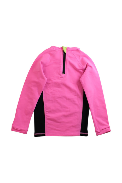 A Pink Rash Guards from TYR in size 4T for girl. (Back View)