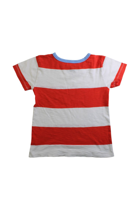 A Red Short Sleeve T Shirts from Crewcuts in size 4T for boy. (Back View)