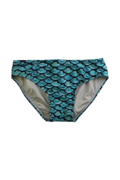 A Blue Bikinis from FinFun in size 6T for girl. (Front View)