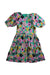 A Multicolour Short Sleeve Dresses from Seed in size 5T for girl. (Front View)