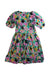 A Multicolour Short Sleeve Dresses from Seed in size 5T for girl. (Back View)