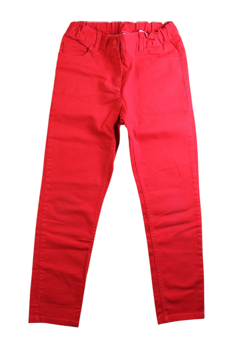 A Red Casual Pants from Petit Bateau in size 8Y for neutral. (Front View)