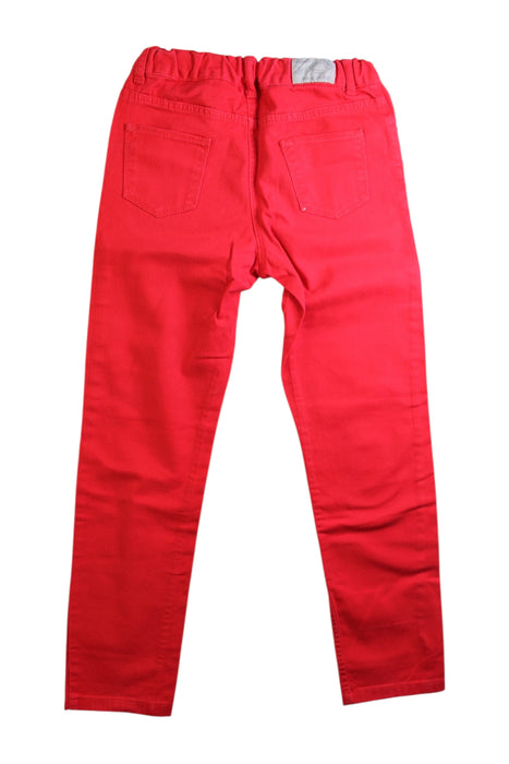A Red Casual Pants from Petit Bateau in size 8Y for neutral. (Back View)