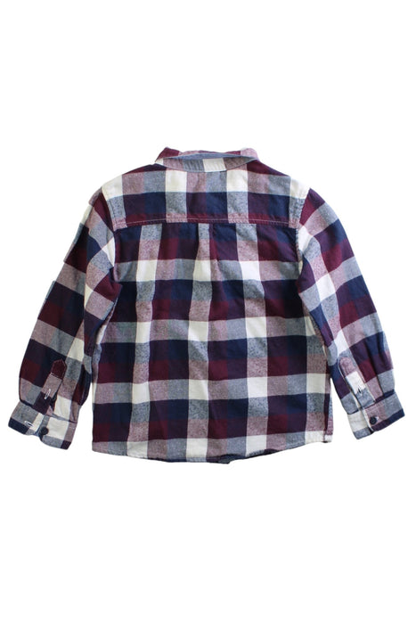 A Multicolour Long Sleeve Shirts from Petit Bateau in size 4T for boy. (Back View)
