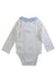 A White Long Sleeve Bodysuits from Jacadi in size 6-12M for boy. (Back View)