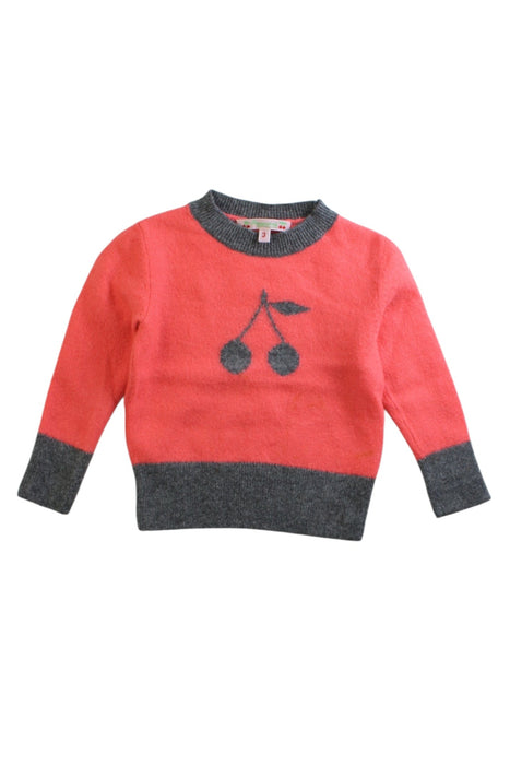 A Pink Knit Sweaters from Bonpoint in size 3T for neutral. (Front View)