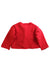 A Red Cardigans from Jacadi in size 12-18M for girl. (Back View)