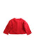 A Red Cardigans from Jacadi in size 12-18M for girl. (Back View)