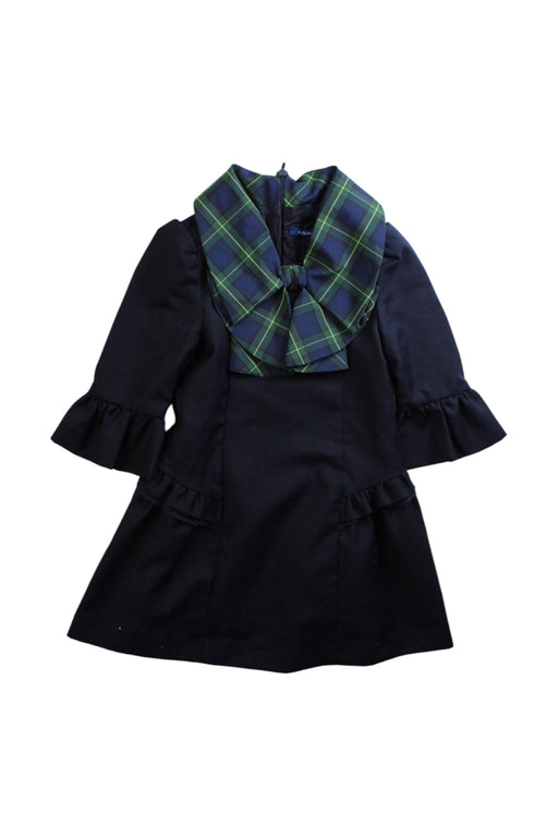 A Navy Long Sleeve Dresses from Nicholas & Bears in size 12-18M for girl. (Front View)