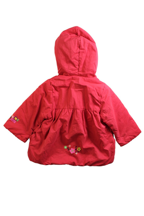 A Red Puffer/Quilted Coats & Outerwear from Catimini in size 12-18M for girl. (Back View)