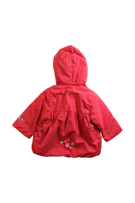 A Red Puffer/Quilted Coats & Outerwear from Catimini in size 12-18M for girl. (Back View)