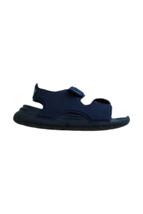 A Blue Sandals from Adidas in size 18-24M for boy. (Front View)