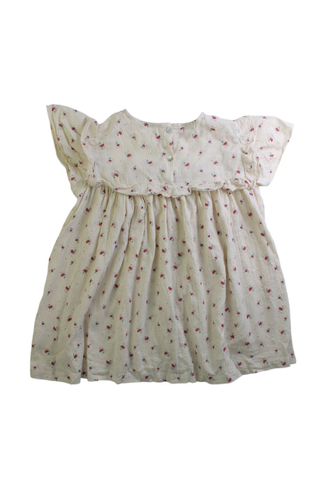 A Ivory Sleeveless Dresses from Konges Sløjd in size 2T for girl. (Back View)