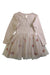 A Pink Long Sleeve Dresses from Konges Sløjd in size 4T for girl. (Back View)