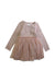 A Pink Long Sleeve Dresses from Jamie Kay in size 4T for girl. (Front View)