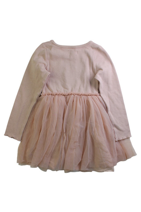 A Pink Long Sleeve Dresses from Jamie Kay in size 4T for girl. (Back View)