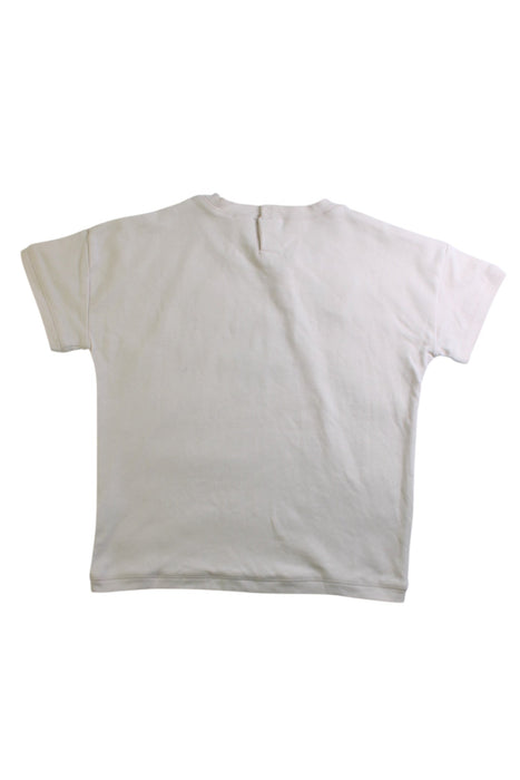 A Ivory Short Sleeve Tops from Jamie Kay in size 6T for girl. (Back View)