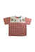 A Red Short Sleeve Tops from Little Green Radicals in size 4T for girl. (Front View)
