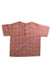 A Red Short Sleeve Tops from Little Green Radicals in size 4T for girl. (Back View)