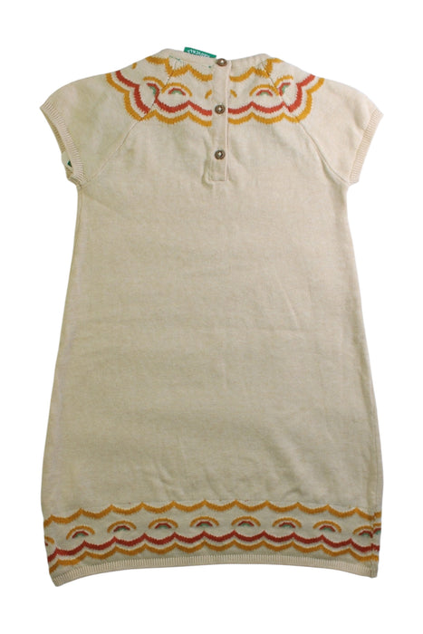 A Multicolour Long Sleeve Dresses from Little Green Radicals in size 4T for girl. (Back View)