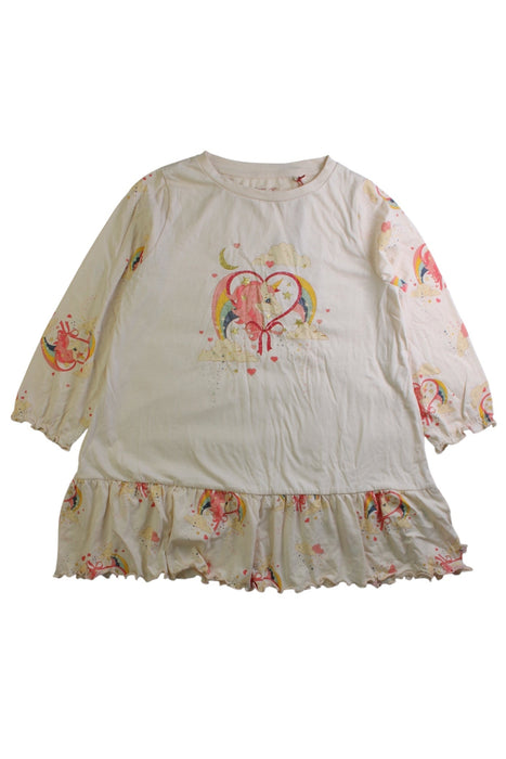 A Multicolour Long Sleeve Dresses from Konges Sløjd in size 4T for girl. (Front View)