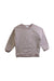 A Taupe Crewneck Sweatshirts from Jamie Kay in size 4T for girl. (Front View)