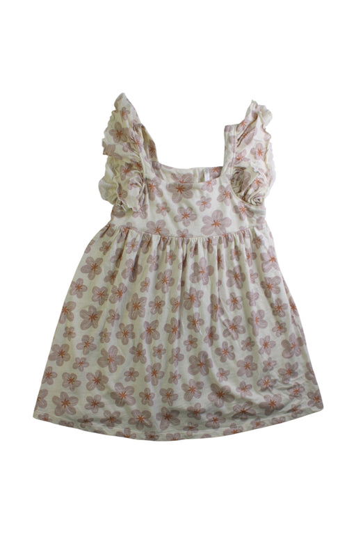 A Ivory Sleeveless Dresses from Rylee + Cru in size 4T for girl. (Front View)