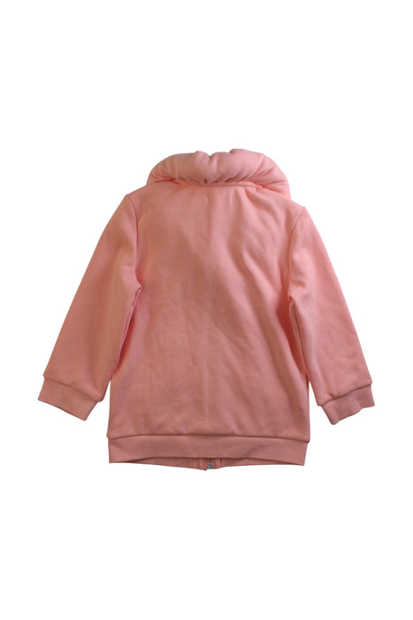 A Pink Hooded Sweatshirts from Momonittu in size 4T for girl. (Back View)