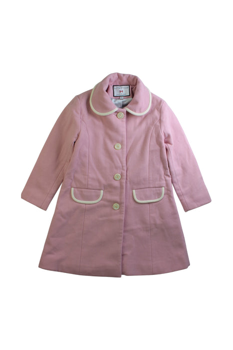 A Pink Coats from Brittanical in size 5T for girl. (Front View)