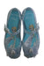 A Blue Flats from Mini Melissa in size 6T for girl. (Back View)
