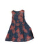 A Navy Sleeveless Dresses from La Petite Caravane in size 4T for girl. (Back View)