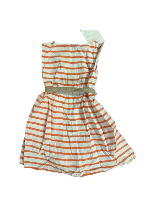 A Orange Sleeveless Dresses from La Petite Caravane in size 3T for girl. (Back View)